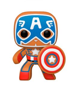 FIGURA POP MARVEL HOLIDAY CAPTAIN AMERICA