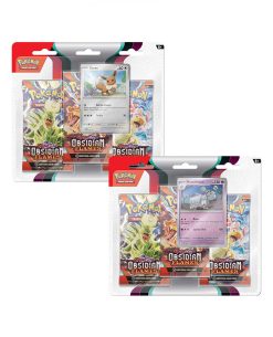 POKEMON TRADING CARD GAME SCARLET AND VIOLET V3 OBSIDIAN FLAMES THREE BOOSTER BLISTER