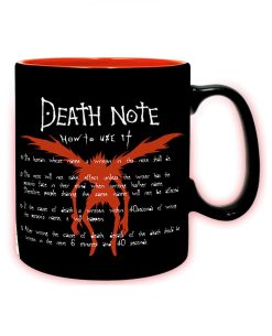 TAZA DE CERAMICA ABYSTYLE DEATH NOTE LIGHT AND RYUK HEAT