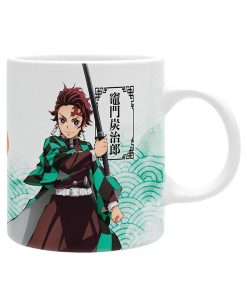 TAZA DE CERAMICA ABYSSE KIMETSU NO YAIBA DEMON SLAYER TANJIRO Y NEZUKO