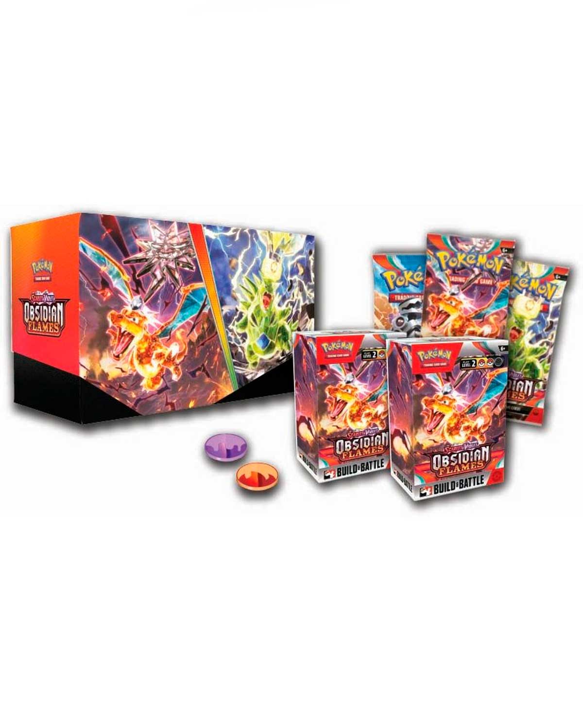 POKEMON TRADING CARD GAME SCARLET AND VIOLET V3 BUILD AND BATTLE STADIUM - Image 2