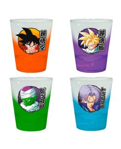 SET DRAGON BALL Z KAKAROT HEROES SHOT GLASS