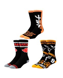 CALCETAS BIOWORLD NARUTO SHIPPUDEN 3 PARES