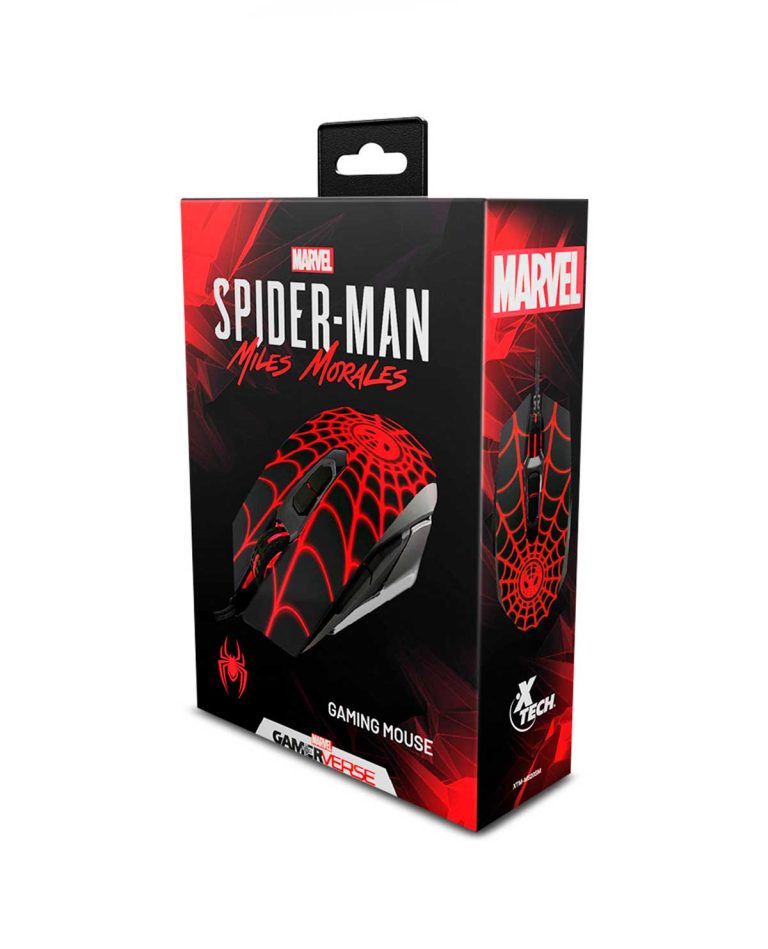MOUSE GAMER ALAMBRICO XTECH MARVEL SPIDER MAN MILES MORALES – Gameplanet