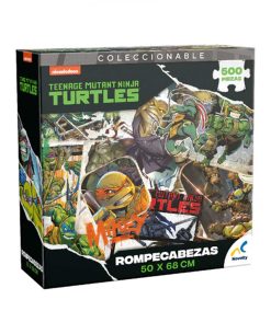 ROMPECABEZAS COLECCIONABLE TORTUGAS NINJA 500 PIEZAS CAJA CARTON