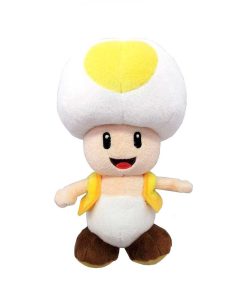 PELUCHE MARIO BROS TOAD AMARILLO 20 CM