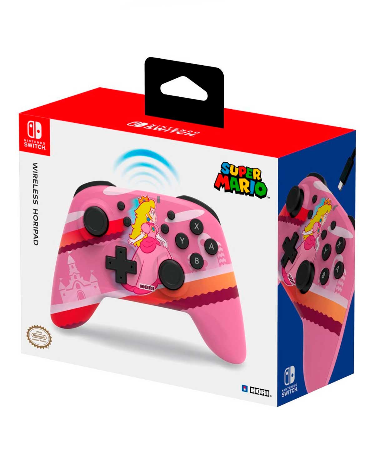 CONTROL NINTENDO SWITCH INALAMBRICO HORI PEACH - Image 4
