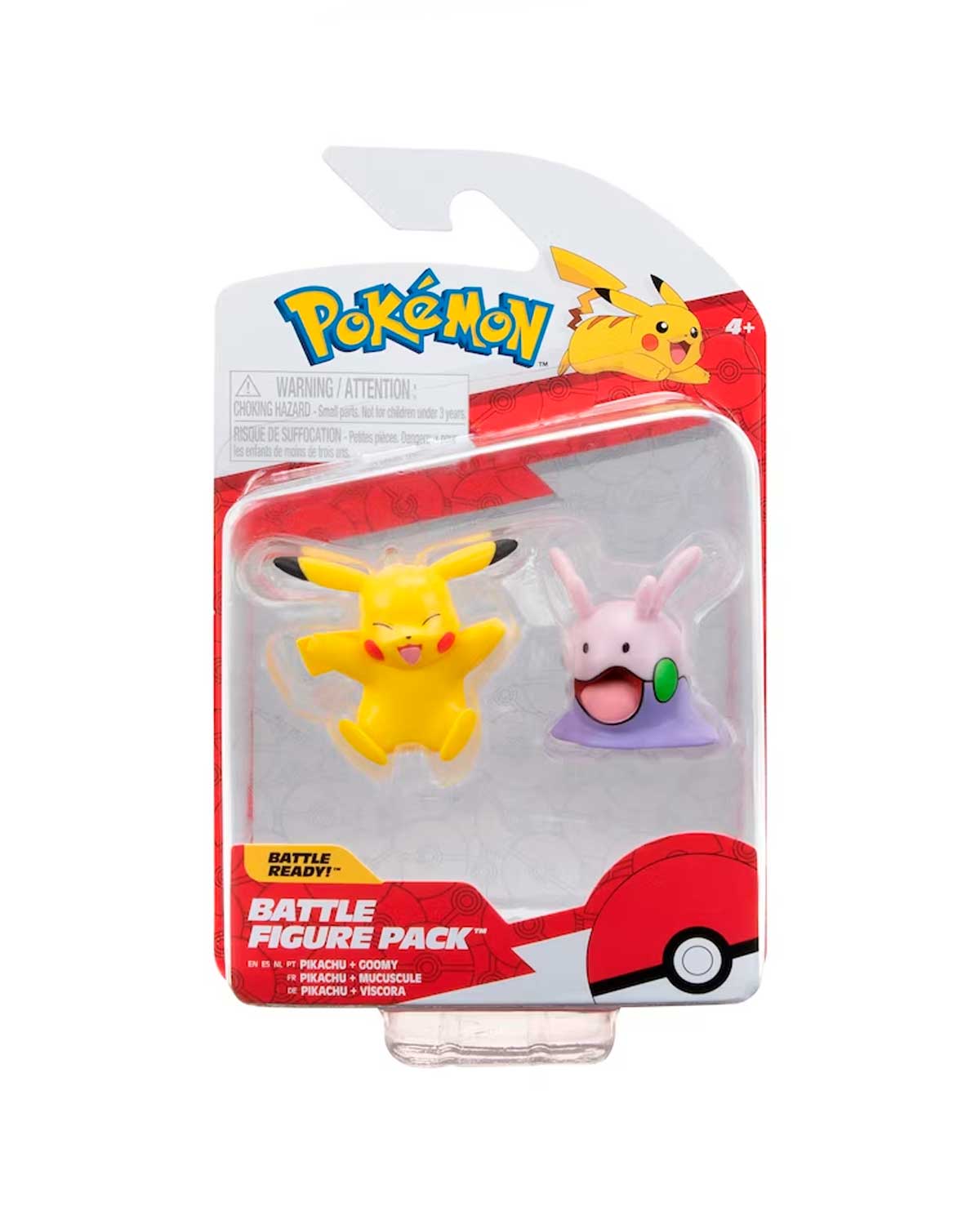 FIGURA POKEMON BATTLE FIGURE GOOMY AND PIKACHU - Image 4