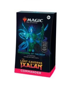 MAGIC THE GATHERING TRADING CARD GAMETHE LOST CAVERNS OF IXALAN COMMANDER DECK EXPLORERS OF THE DEEP INGLES