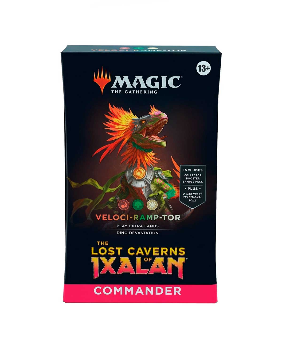 MAGIC THE GATHERING THE LOST CAVERNS OF IXALAN COMMANDER DECK VELOCI-RAMP-TOR INGLES - Image 2