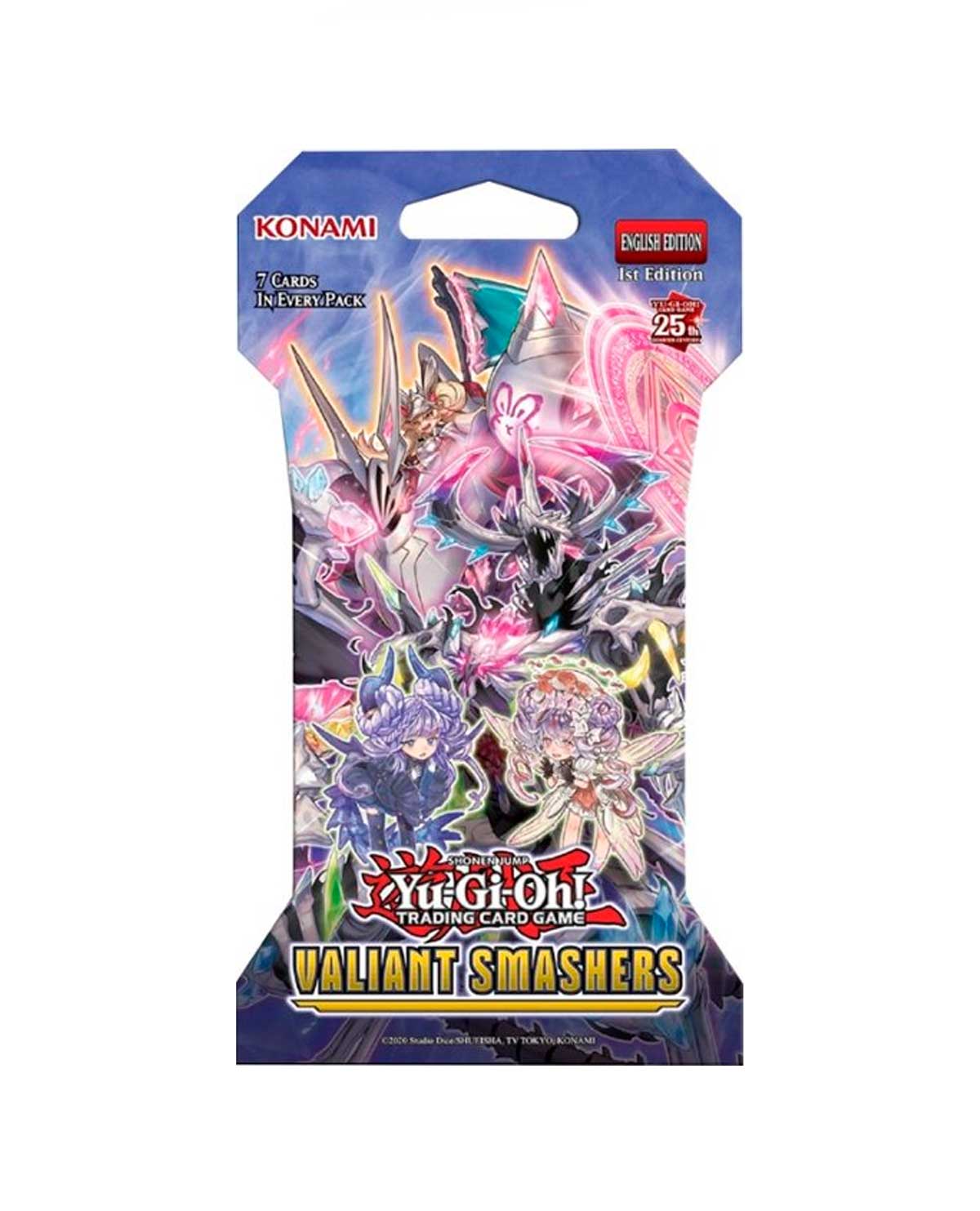 YU GI OH TRADING CARD GAME VALIANT SMASHERS SLEEVED BOOSTER