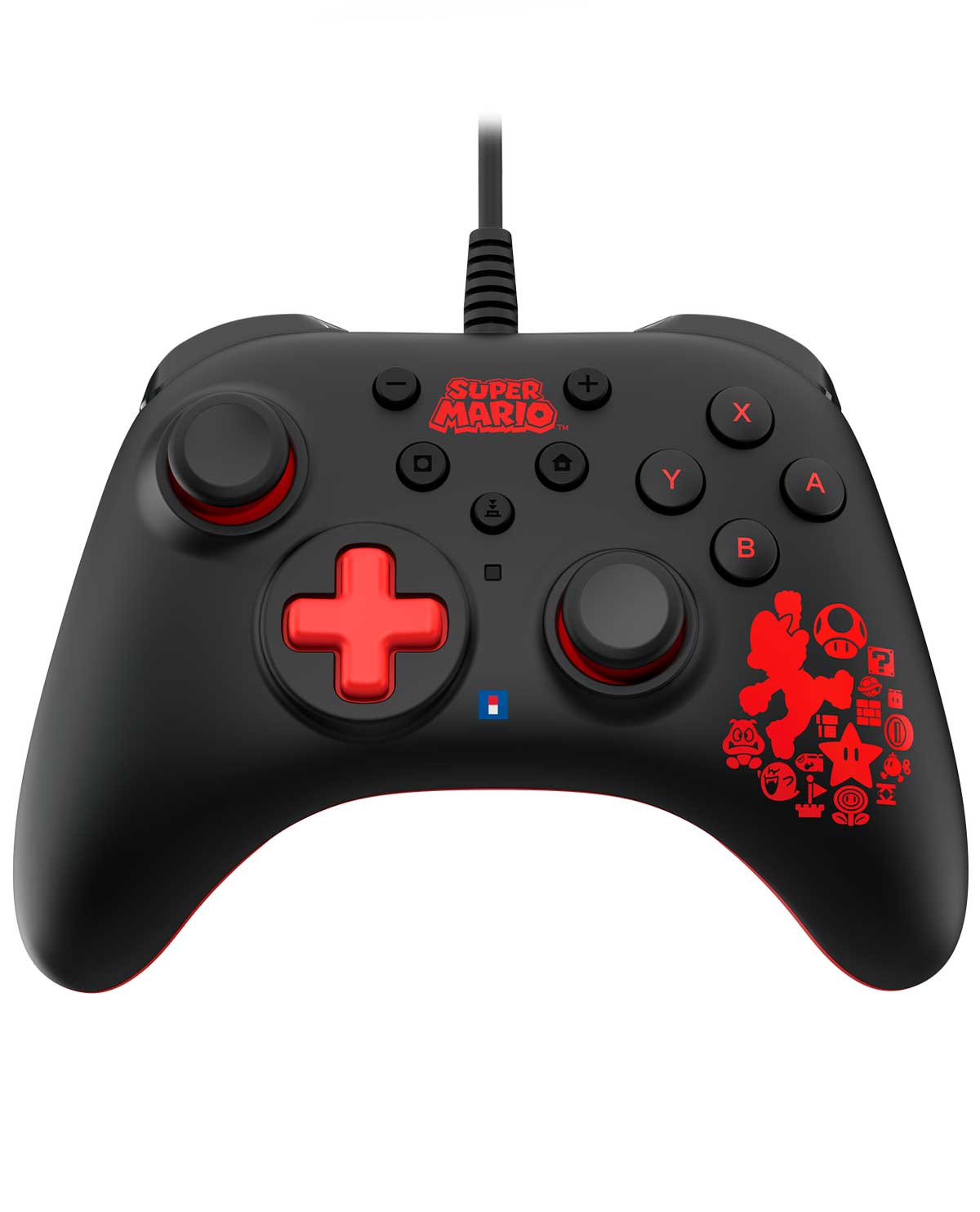 CONTROL NINTENDO SWITCH ALAMBRICO HORI TURBO MARIO