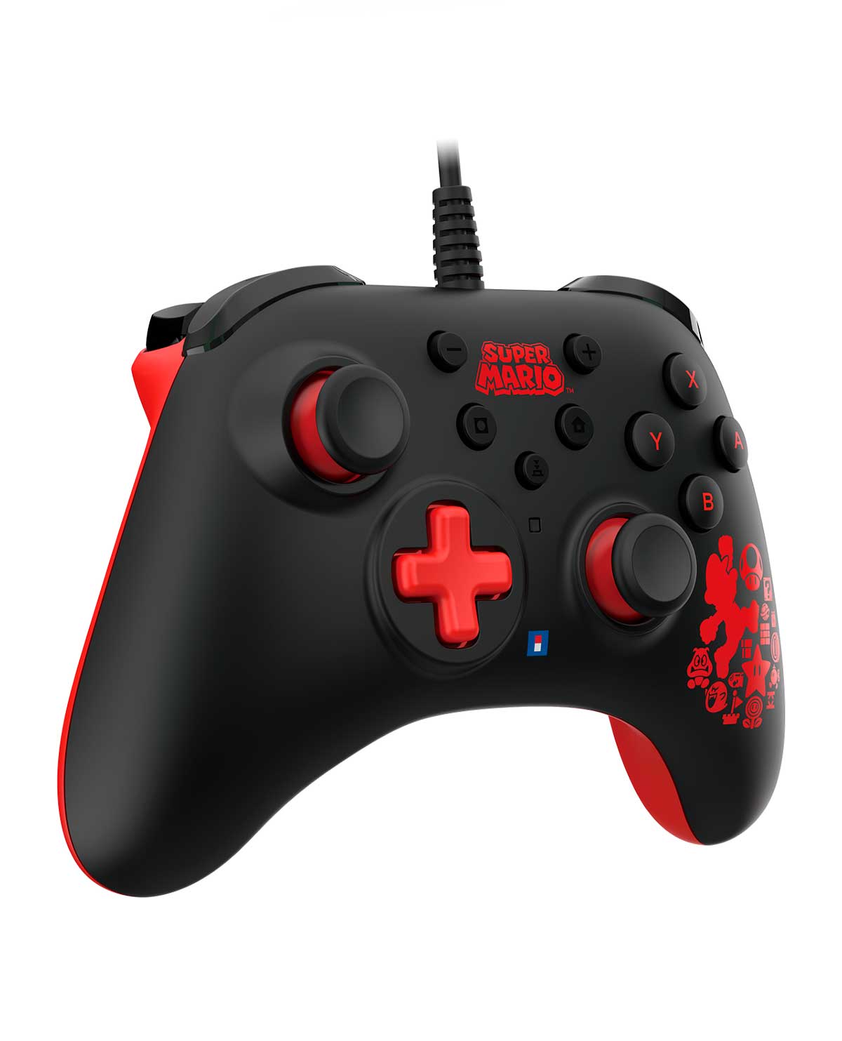 CONTROL NINTENDO SWITCH ALAMBRICO HORI TURBO MARIO - Image 2