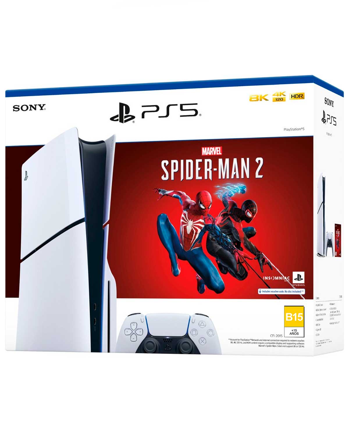 CONSOLA PLAYSTATION 5 SLIM SPIDER MAN 2 BUNDLE