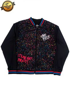 CHAMARRA NEGRA NETFLIX ONE PIECE STRAW HAT PIRATES MEDIANA