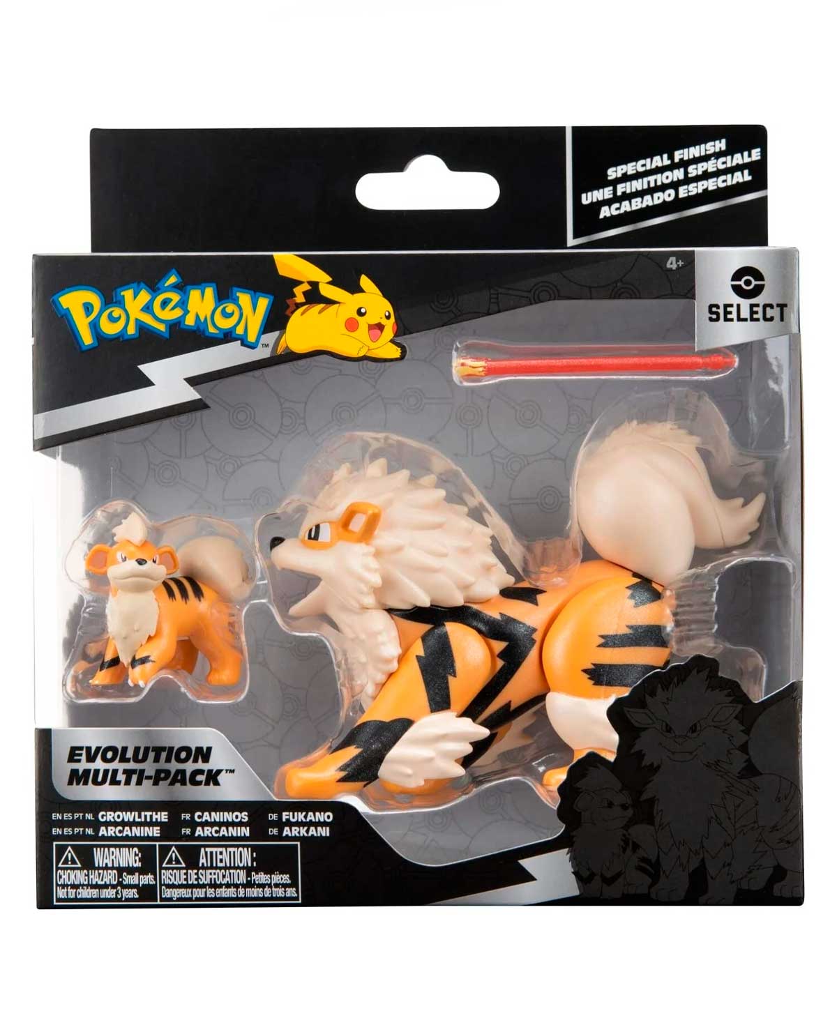 FIGURA POKEMON SELECT EVOLUTION PACK GROWLITHE AND ARCANINE - Image 4