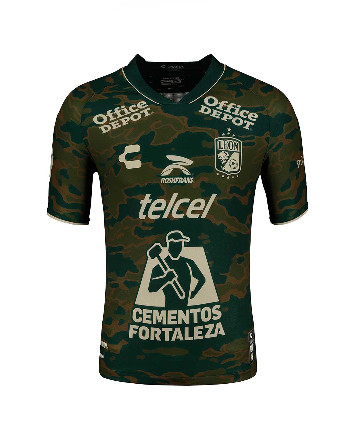 JERSEY ALTERNATIVO OFICIAL CON ESCUDO LEON EDICION COD GRANDE