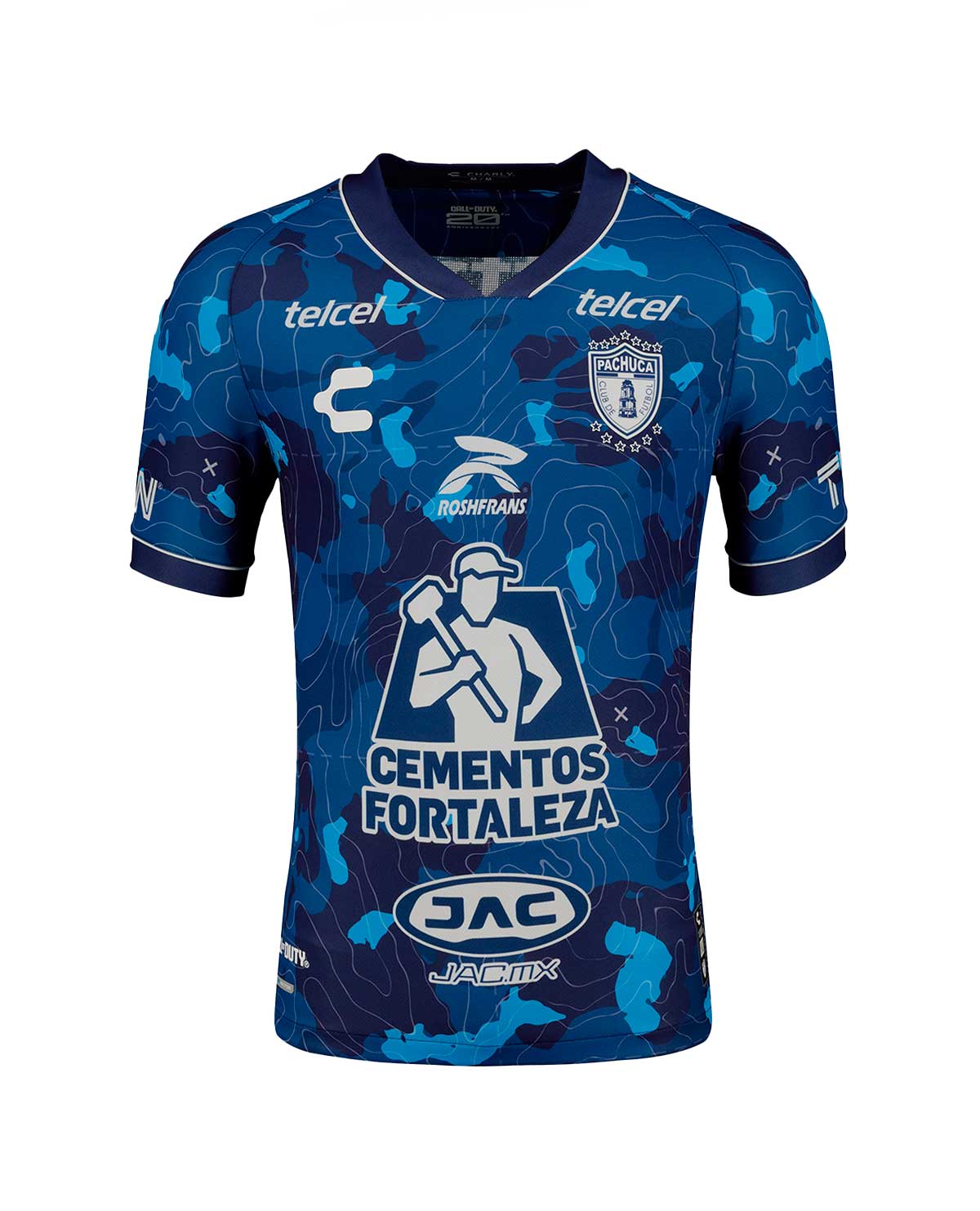 JERSEY ALTERNATIVO OFICIAL CON ESCUDO PACHUCA EDICION COD EXTRA GRANDE
