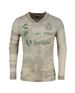 JERSEY ALTERNATIVO OFICIAL CON ESCUDO SANTOS EDICION COD MANGA LARGA MEDIANA
