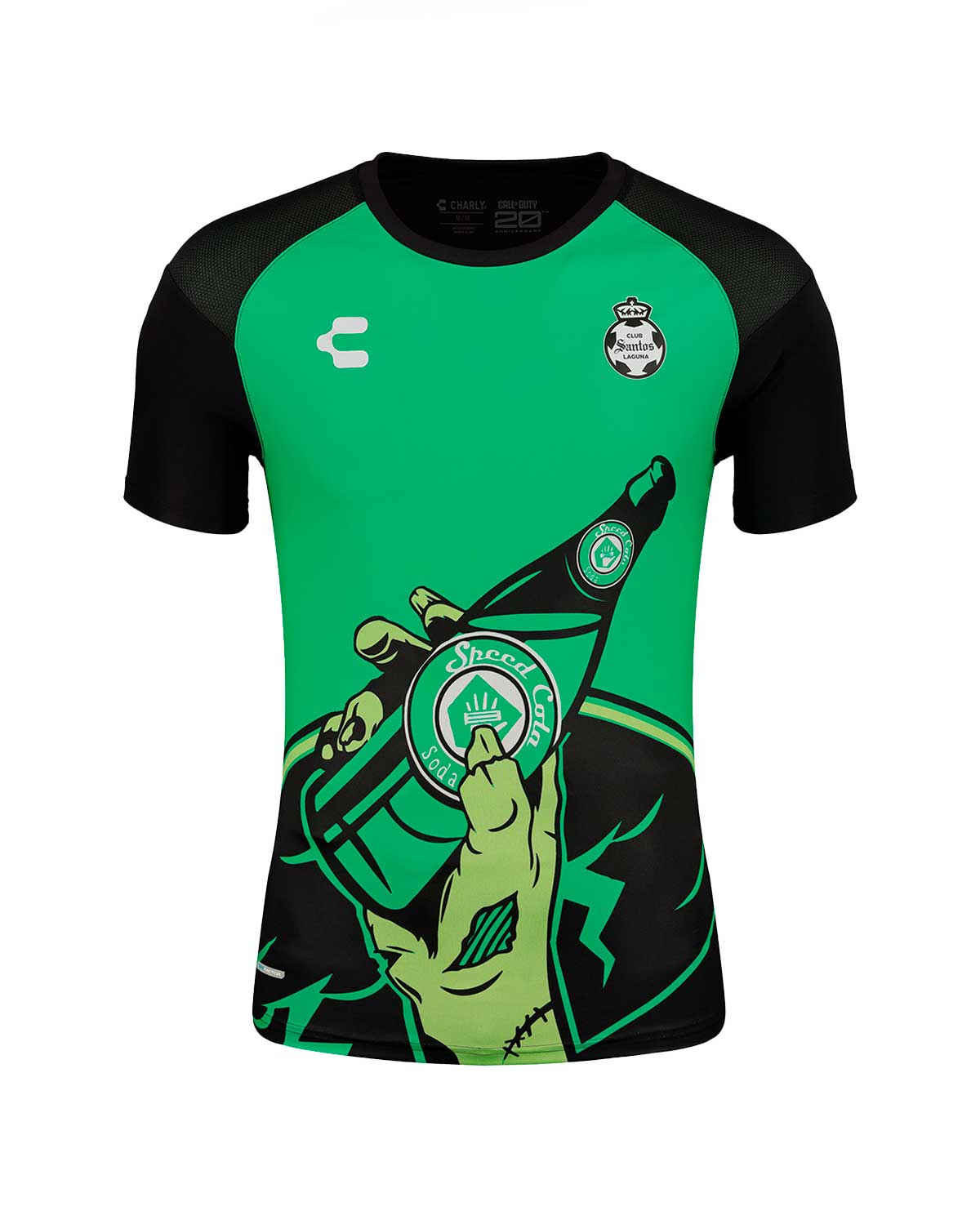 WARM UP JERSEY COD SANTOS CON ESCUDO GRANDE