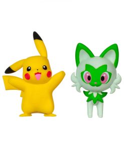 FIGURA POKEMON BATTLE FIGURE 2 PACK SPRIGATITO PIKACHU