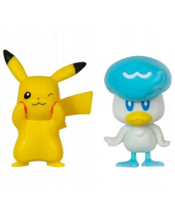 FIGURA POKEMON BATTLE FIGURE 2 PACK QUAXLY PIKACHU