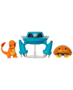 FIGURA POKEMON BATTLE FIGURE 3 PACK KABUTO CHARMANDER METANG
