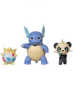 FIGURA POKEMON BATTLE FIGURE 3 PACK TOGEPI PANCHAM WARTORTLE
