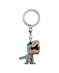 LLAVERO POP JURASSIC WORLD DOMINION VELOCIRAPTOR BLUE