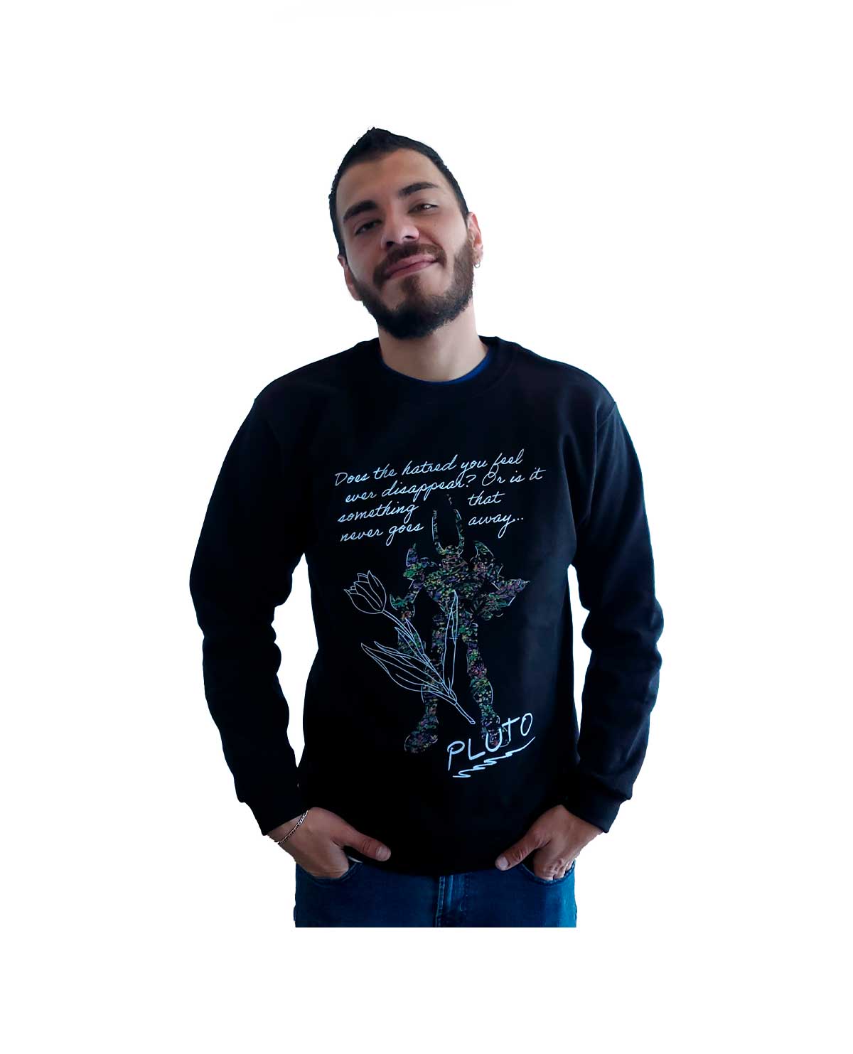 SUDADERA NEGRA NETFLIX PLUTO HEATRED CHICA - Image 4