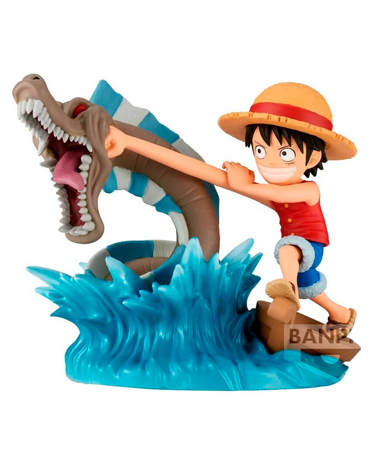 FIGURA DE ACCION BANPRESTO ONE PIECE LUFFY VS KINKAI