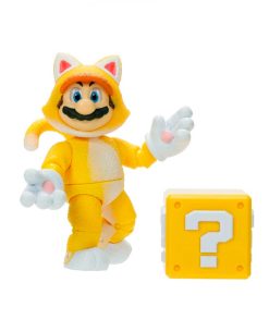 FIGURA DE ACCION JAKKS MARIO BROS THE MOVIE CAT MARIO