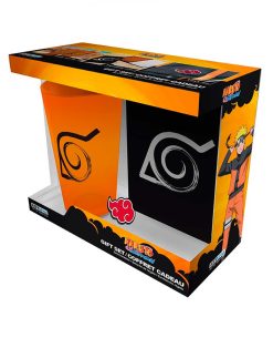 SET DE VASO PIN Y LIBRETA ABY STYLE NARUTO SHIPPUDEN KONOHA