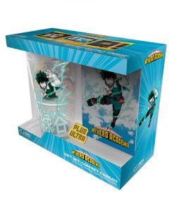 SET DE VASO PIN Y LIBRETA ABY STYLE MY HERO ACADEMIA HEROES