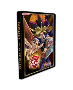 YU GI OH TRADING CARD GAME YUGI AND KAIBA QUARTER CENTURY 9 POCKET PORTFOLIO