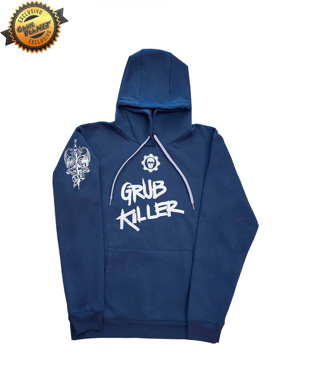 SUDADERA AZUL MICROSOFT GEARS OF WAR CLAYTON CARMINE CHICA