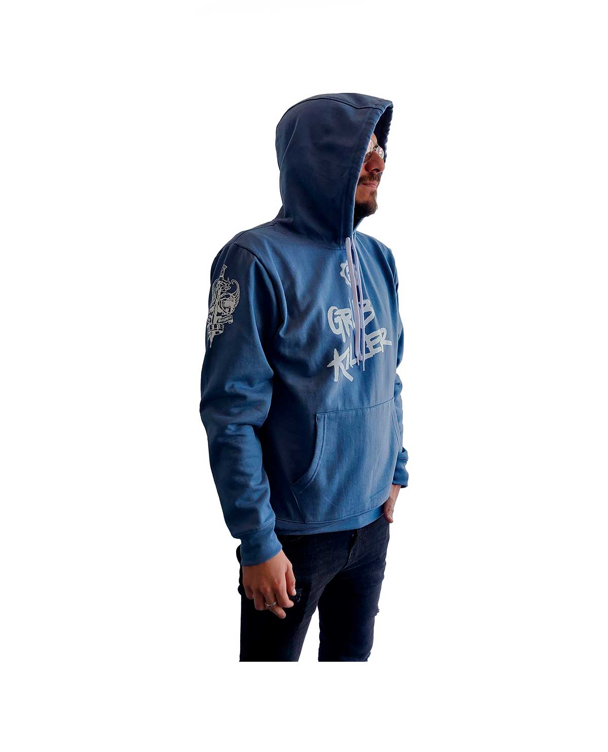 SUDADERA AZUL MICROSOFT GEARS OF WAR CLAYTON CARMINE CHICA - Image 4