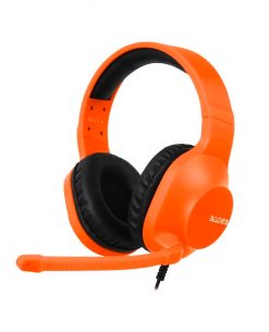 HEADSET ALAMBRICO SADES SPIRIT NARANJA