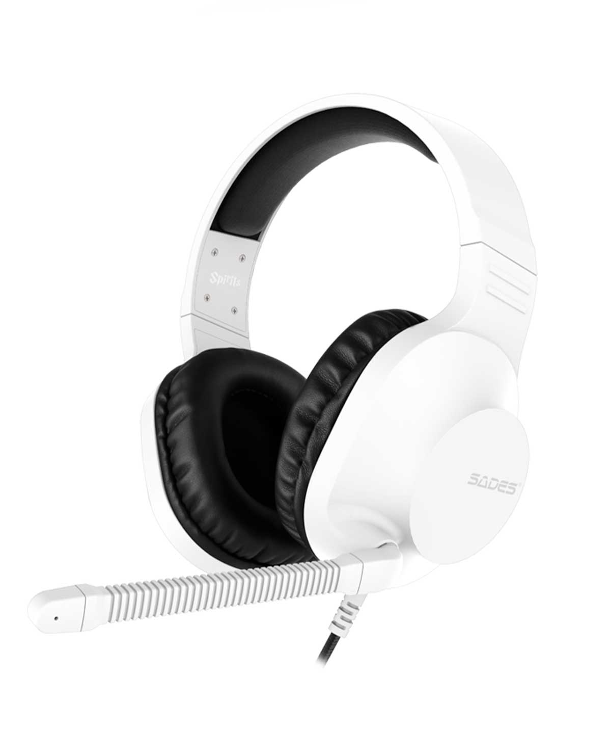 HEADSET ALAMBRICO SADES SPIRIT BLANCO