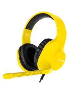 HEADSET ALAMBRICO SADES SPIRIT AMARILLO