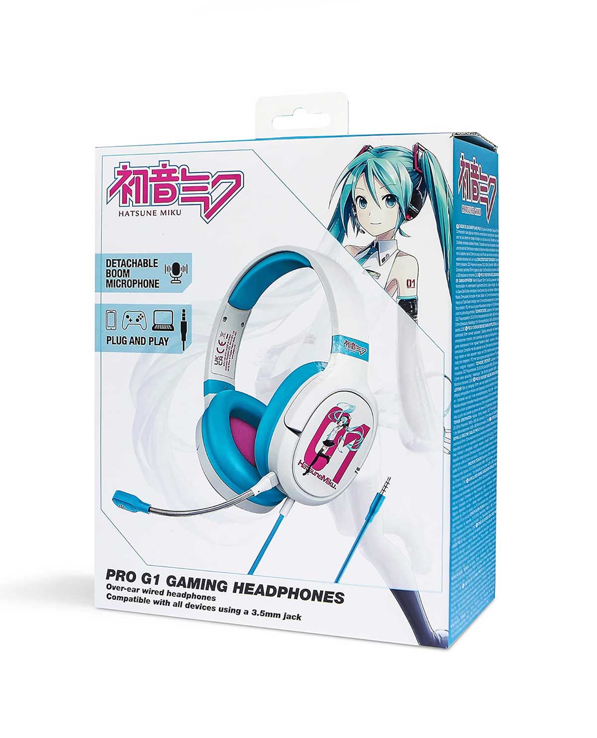 HEADSET OTL TECHNOLOGIES PRO G1 HATSUNE MIKU BLANCO - Image 4