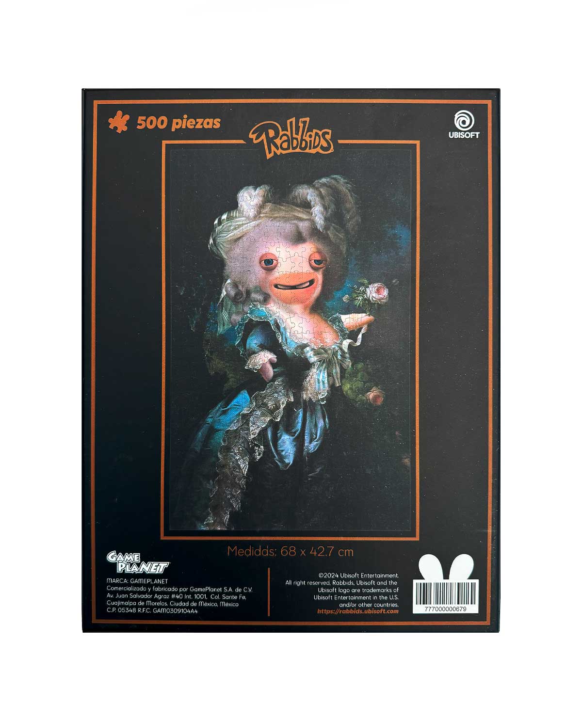 ROMPECABEZAS 500 PIEZAS UBISOFT RABBIDS MARIA ANTONIETA CON UNA ROSA - Image 2