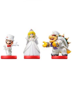 AMIIBO TRIPLE PACK SUPER MARIO ODYSSEY MARIO PEACH AND BOWSER WEDDING