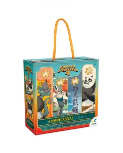 ROMPECABEZAS 4 EN 1 KUNG FU PANDA 4