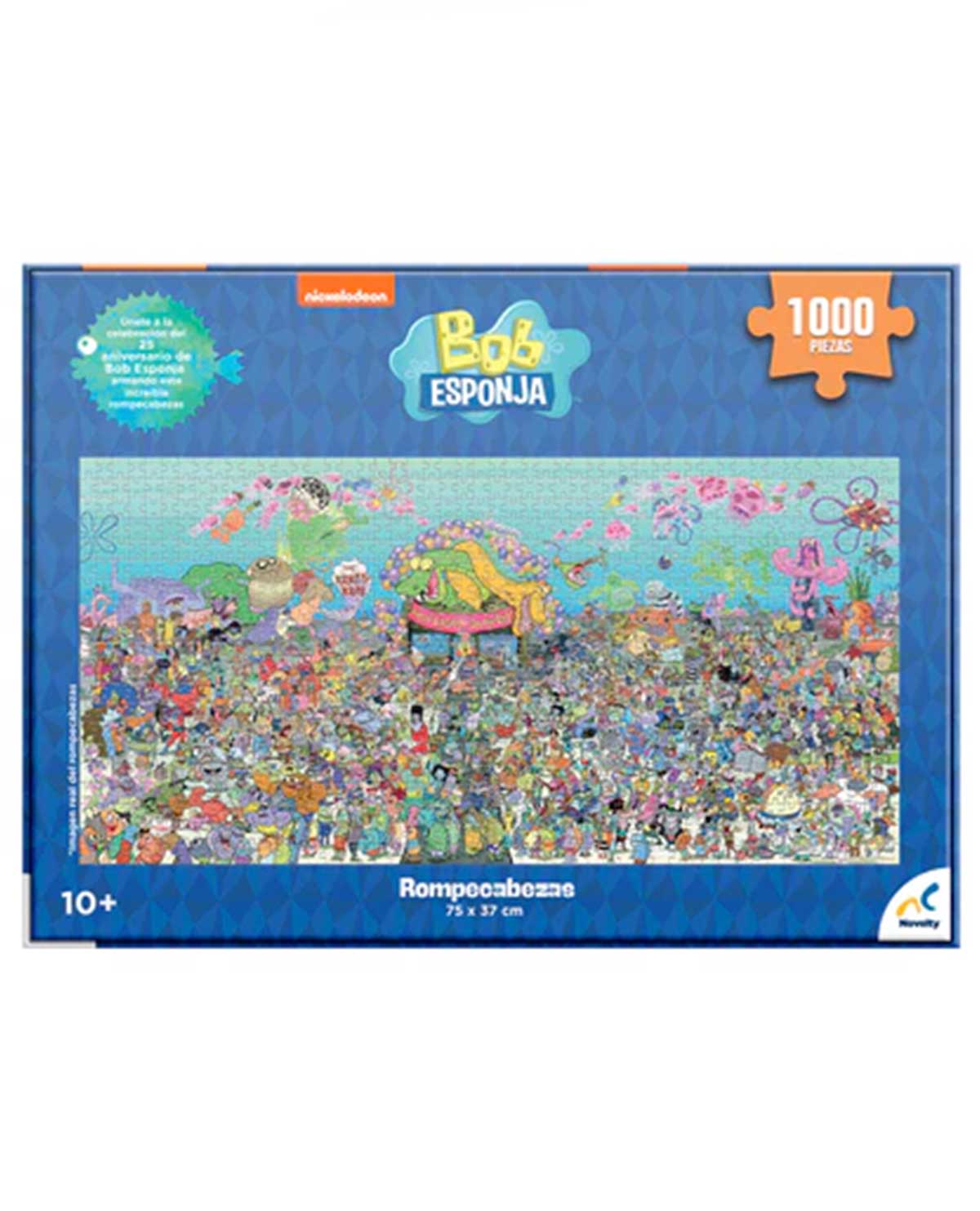 ROMPECABEZAS PREMIUM 25 ANIVERSARIO BOB ESPONJA 1000 PIEZAS - Image 2