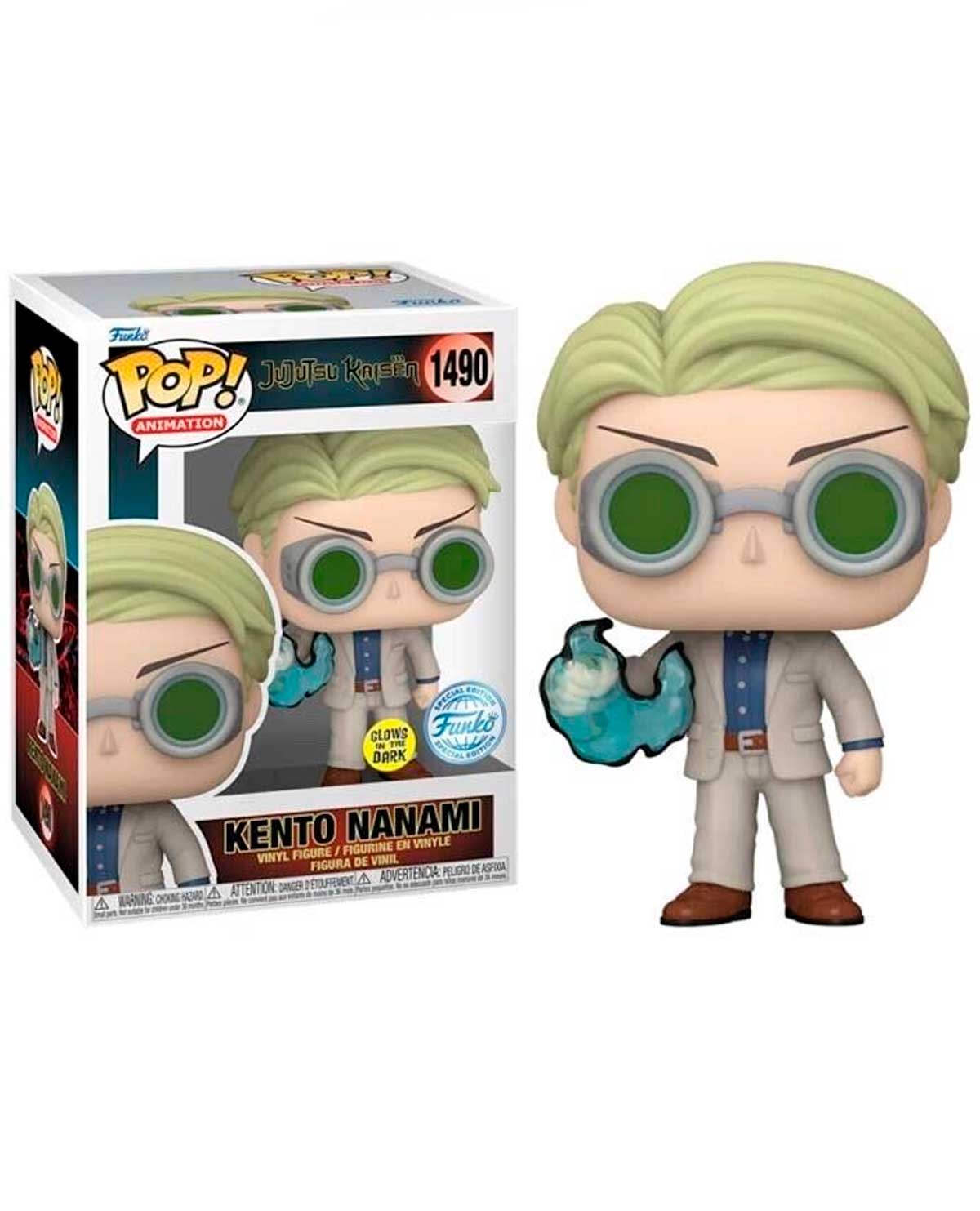 FIGURA POP JUJUTSU KAISEN KENTO NANAMI CON CORBATA GLOW - Image 3