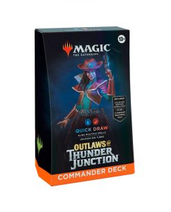 MAGIC THE GATHERING TCG OUTLAWS OF THUNDER JUNCTION COMMANDER DECK QUICK DRAW