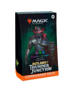 MAGIC THE GATHERING TCG OUTLAWS OF THUNDER JUNCTION COMMANDER DECK GRAND LARCENY