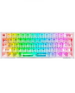 TECLADO REDRAGON K617 TRANSPARENTE  SWITCH RED