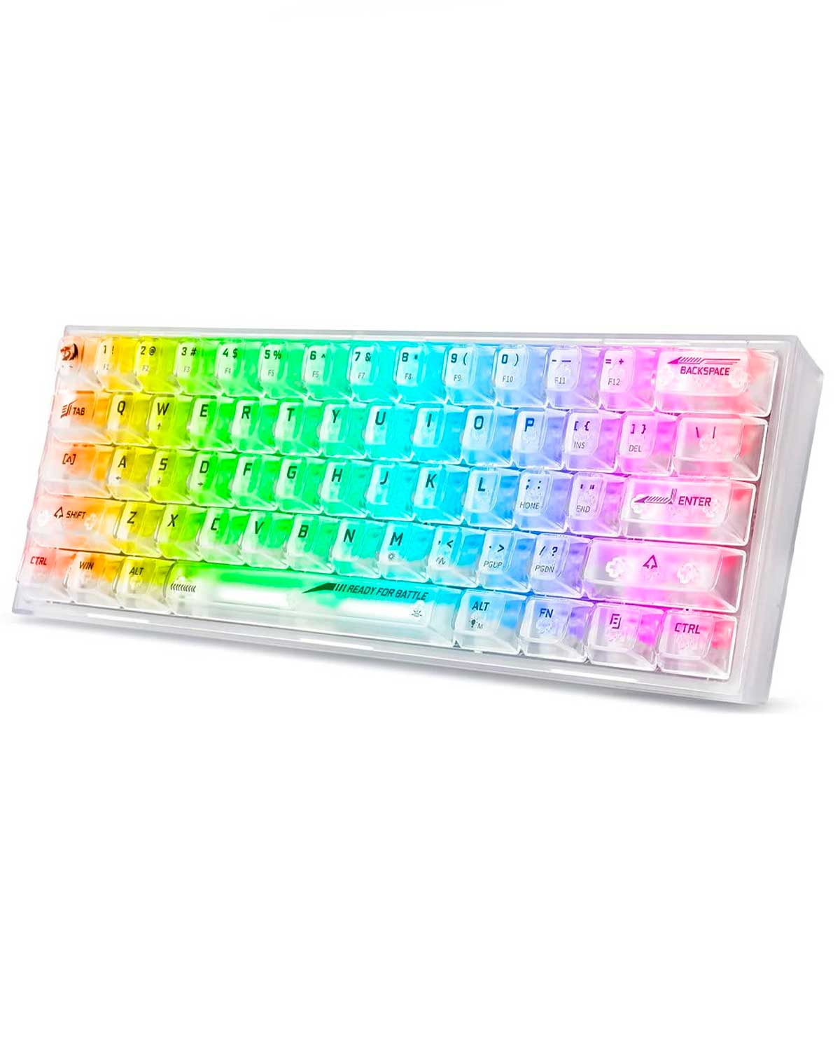 TECLADO REDRAGON K617 TRANSPARENTE SWITCH RED - Image 3